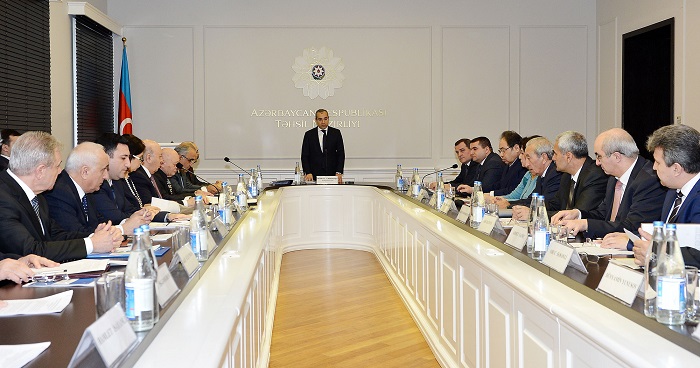 Mikayıl Cabbarov kollegiya iclası keçirdi 